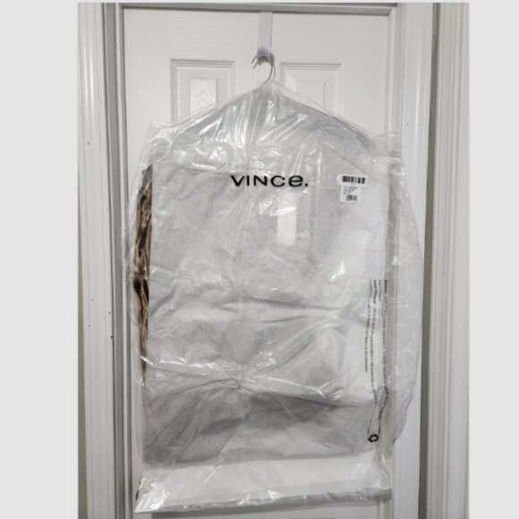 Vince Velvet Short Silk-Blend Gold Slip Skirt - Picture 7 of 14